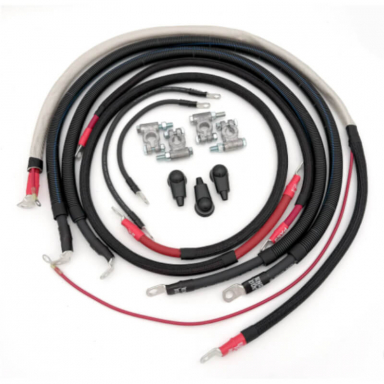 7.3 Powerstroke 2/0GA Battery Cable Kit 90 Degree Starter Lug Big7Kits